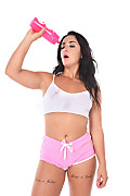 Zuzu Sweet Sporty in Pink istripper model